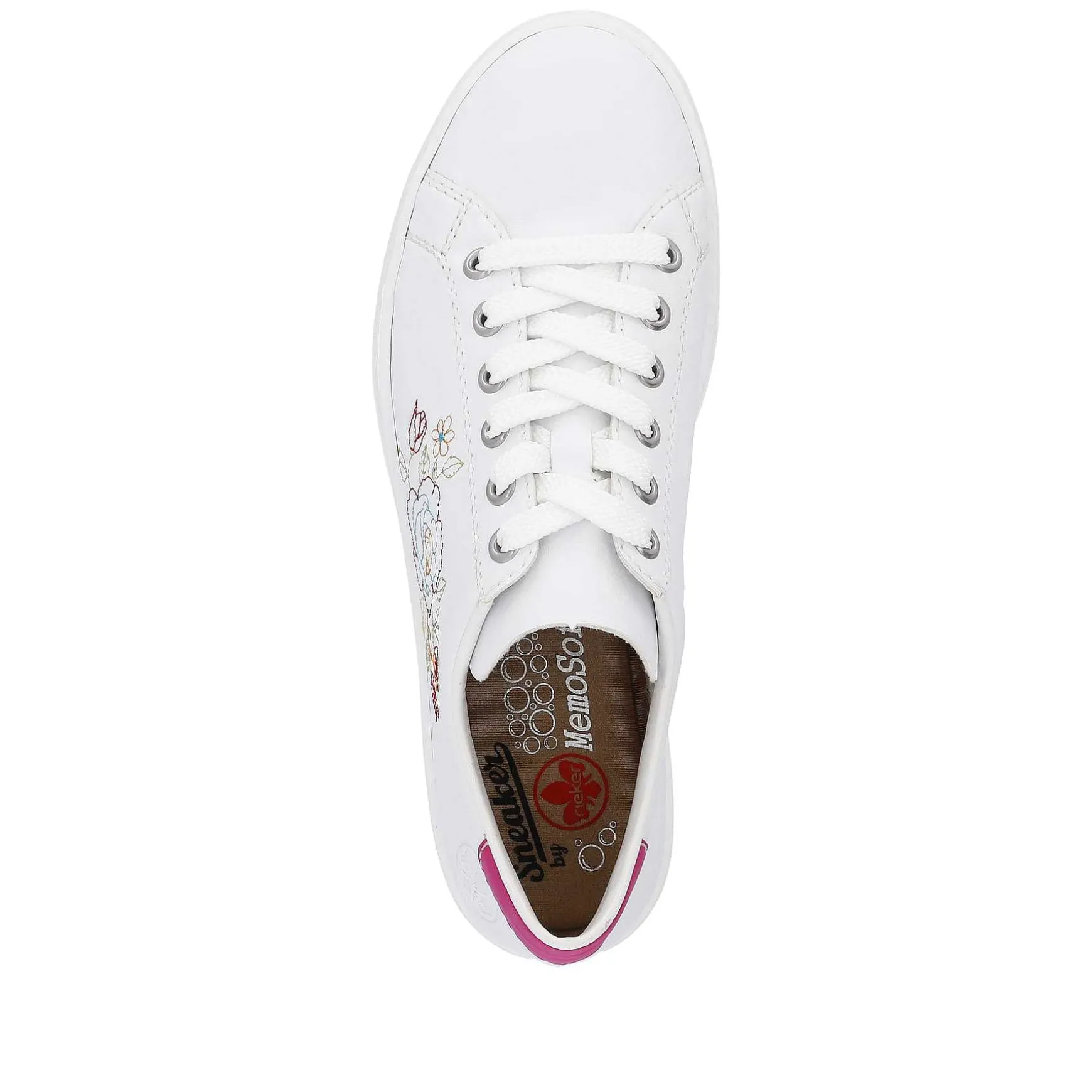 Rieker Women'S Sneaker Low Crystal White