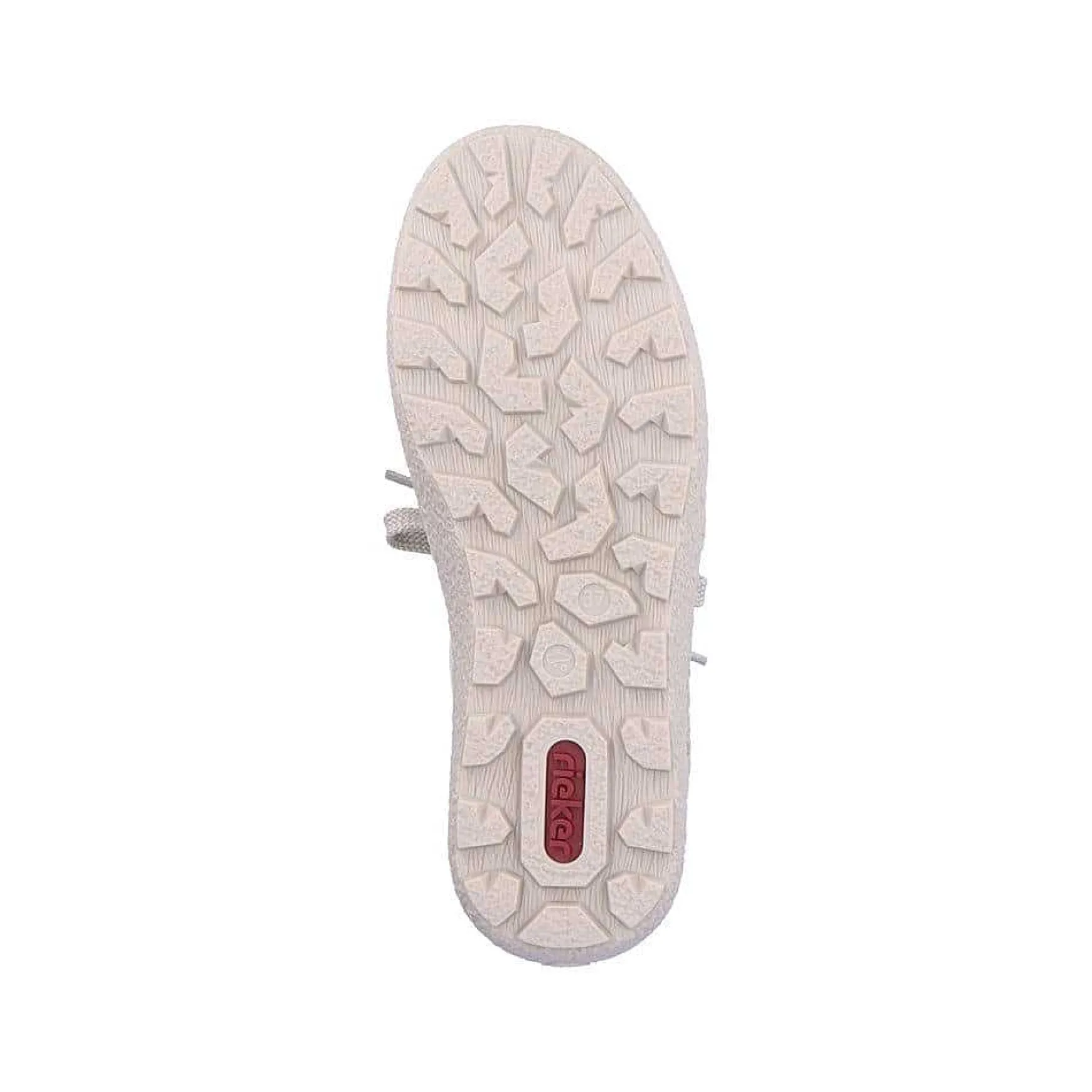 Rieker Women'S Sneaker Low Cream Beige-Royal Blue