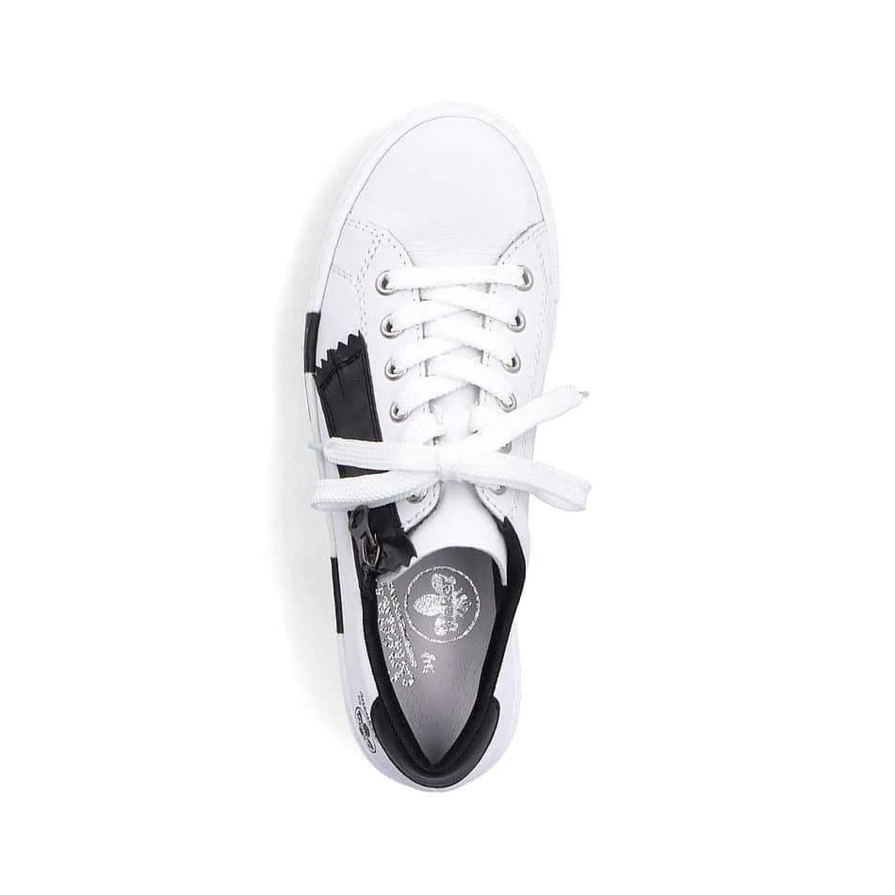 Rieker Women'S Sneaker Low Lily White-Night Black