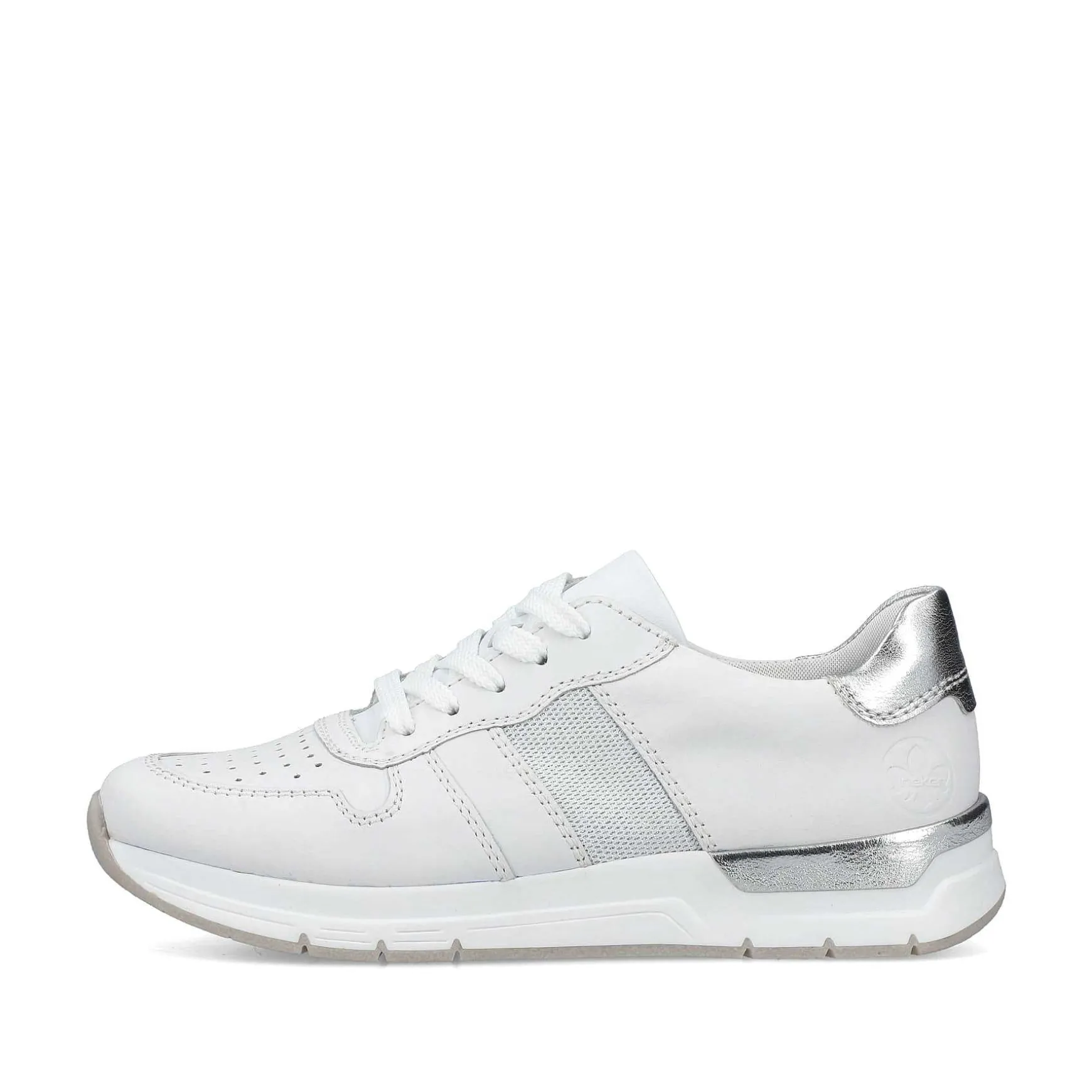 Rieker Women'S Sneaker Low Ice White