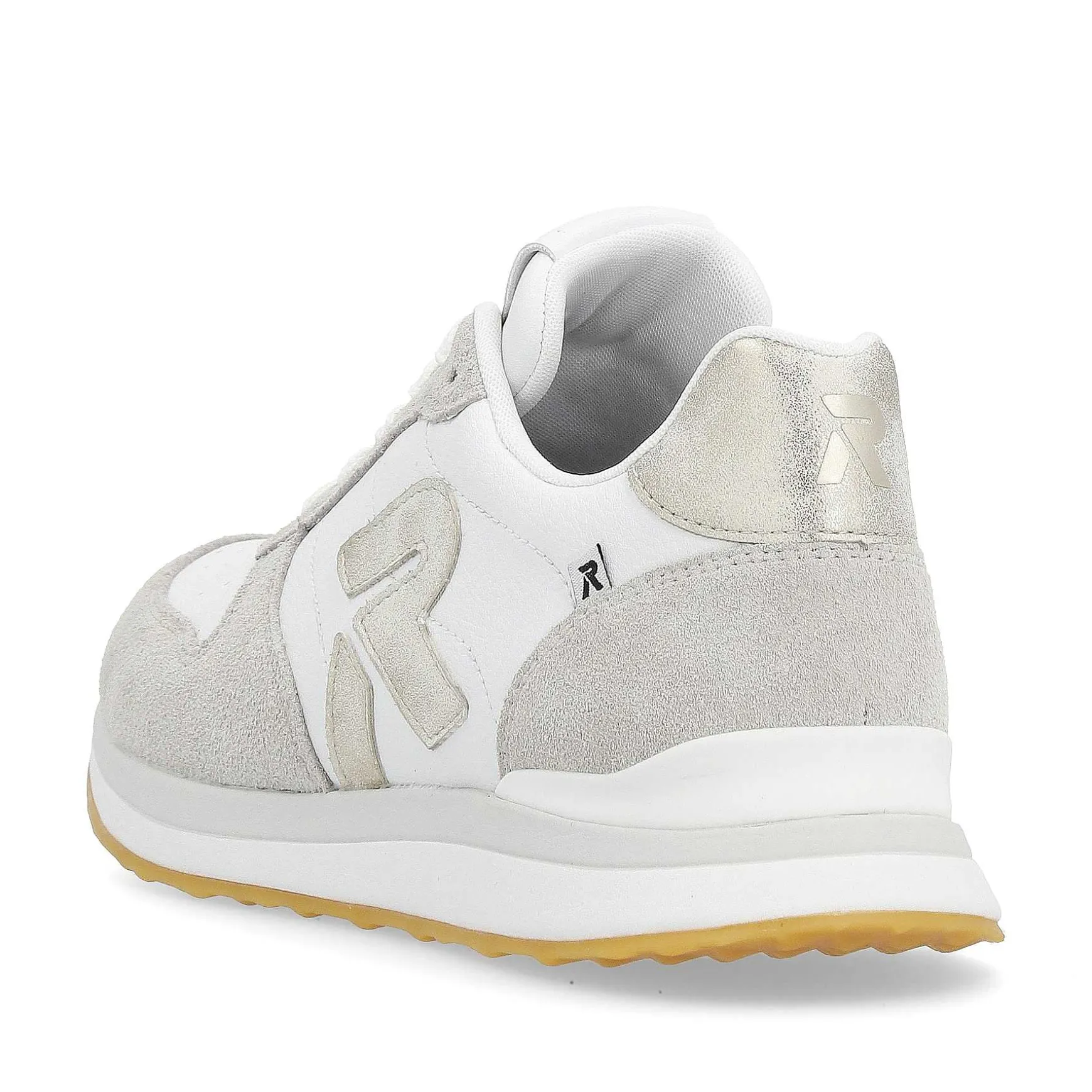 Rieker Women'S Sneaker Low Pearl-White Clay-Beige
