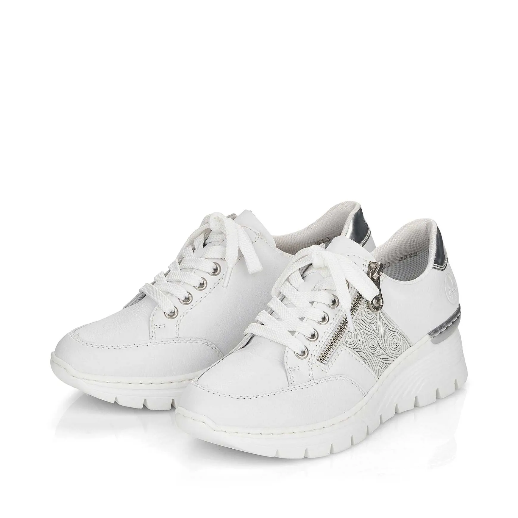Rieker Women'S Sneaker Low Pure White