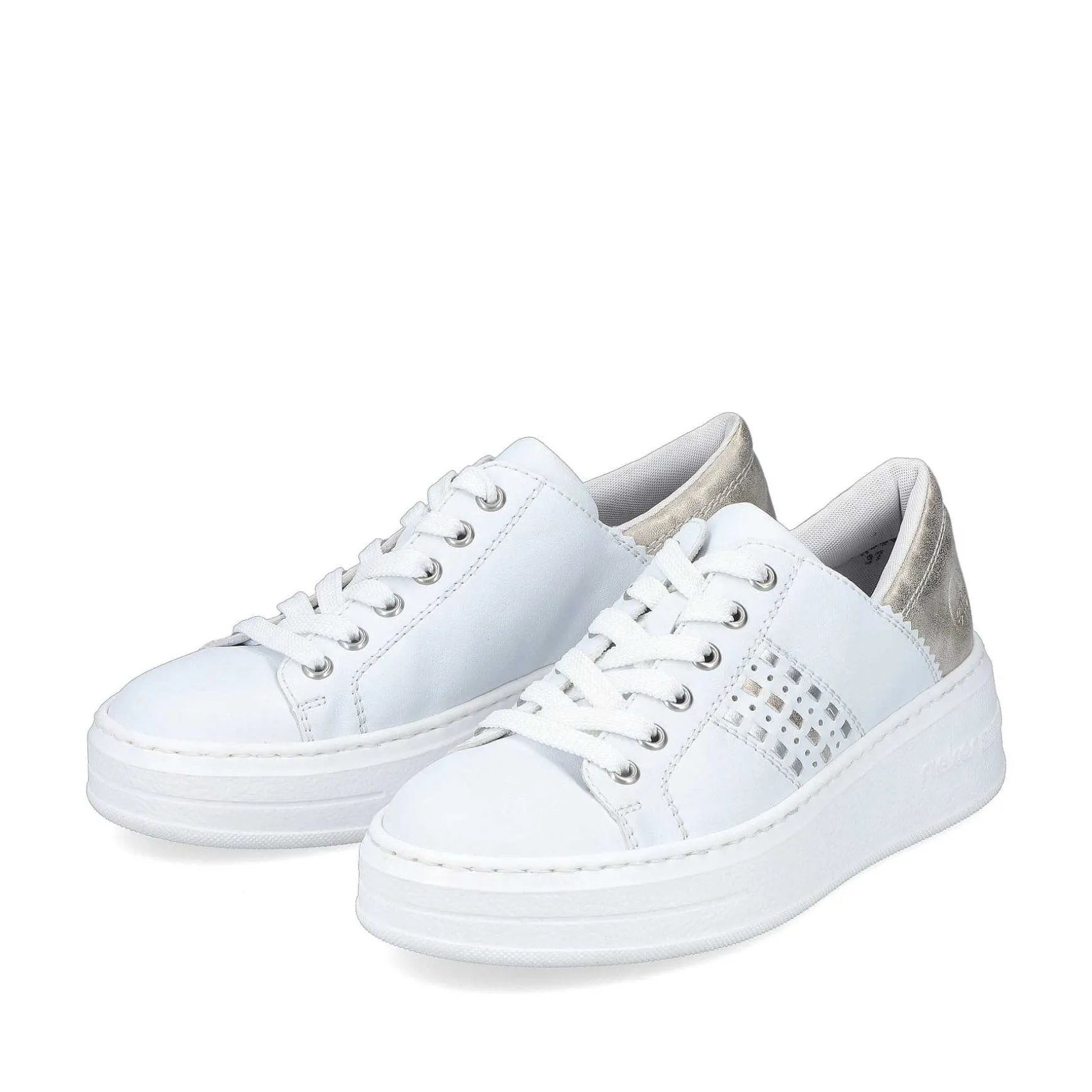 Rieker Women'S Sneaker Low Brilliant White