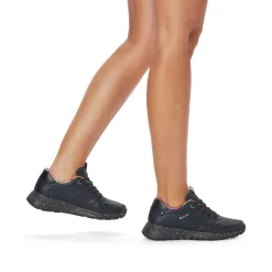 Rieker Women'S Sneaker Low Urban-Black Rainbow