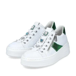 Rieker Women'S Sneaker Low Ice White