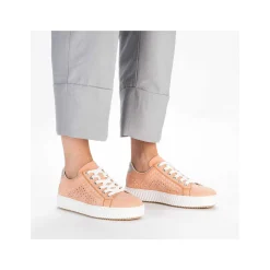 Rieker Women'S Sneaker Low Pastel Orange
