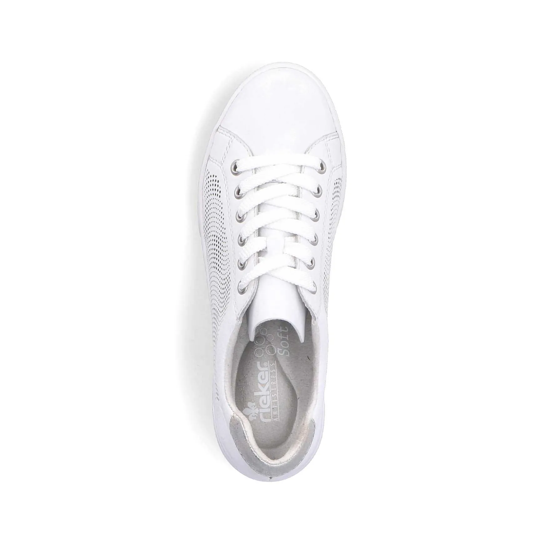 Rieker Women'S Sneaker Low Pure White
