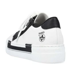 Rieker Women'S Sneaker Low Lily White-Night Black