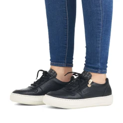 Rieker Women'S Sneaker Low Deep Black