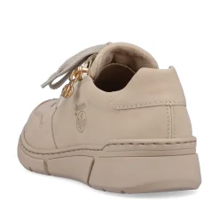 Rieker Women'S Sneaker Low Cream Beige