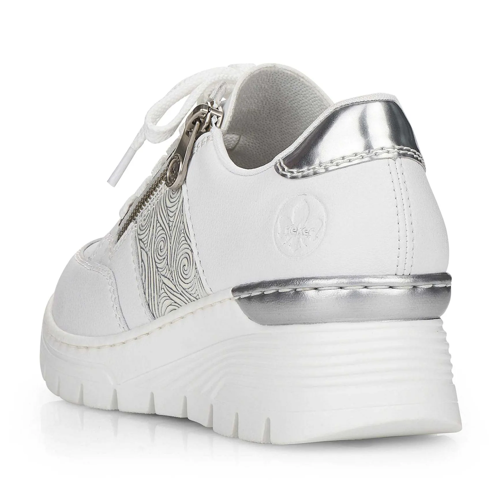 Rieker Women'S Sneaker Low Pure White