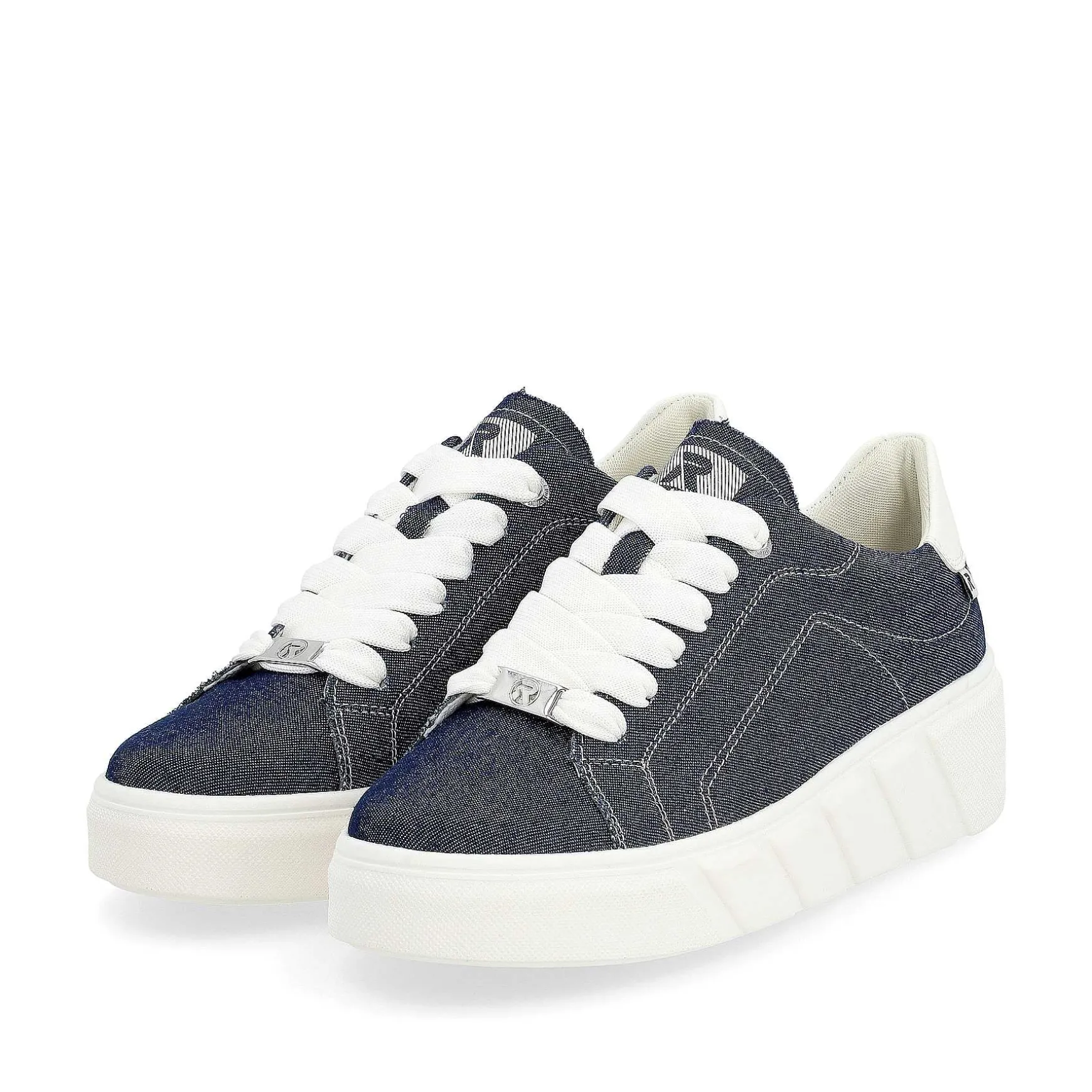 Rieker Women'S Sneaker Low Denim