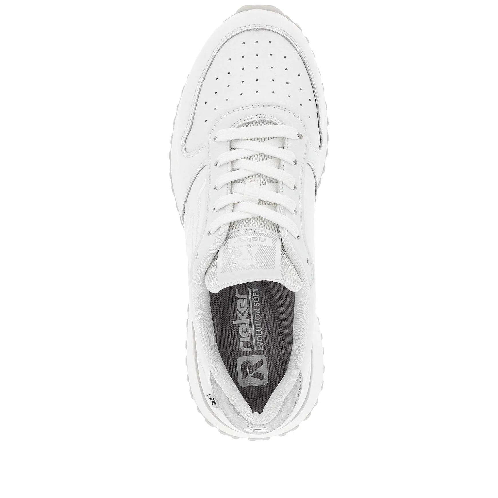 Rieker Women'S Sneaker Low Snow White