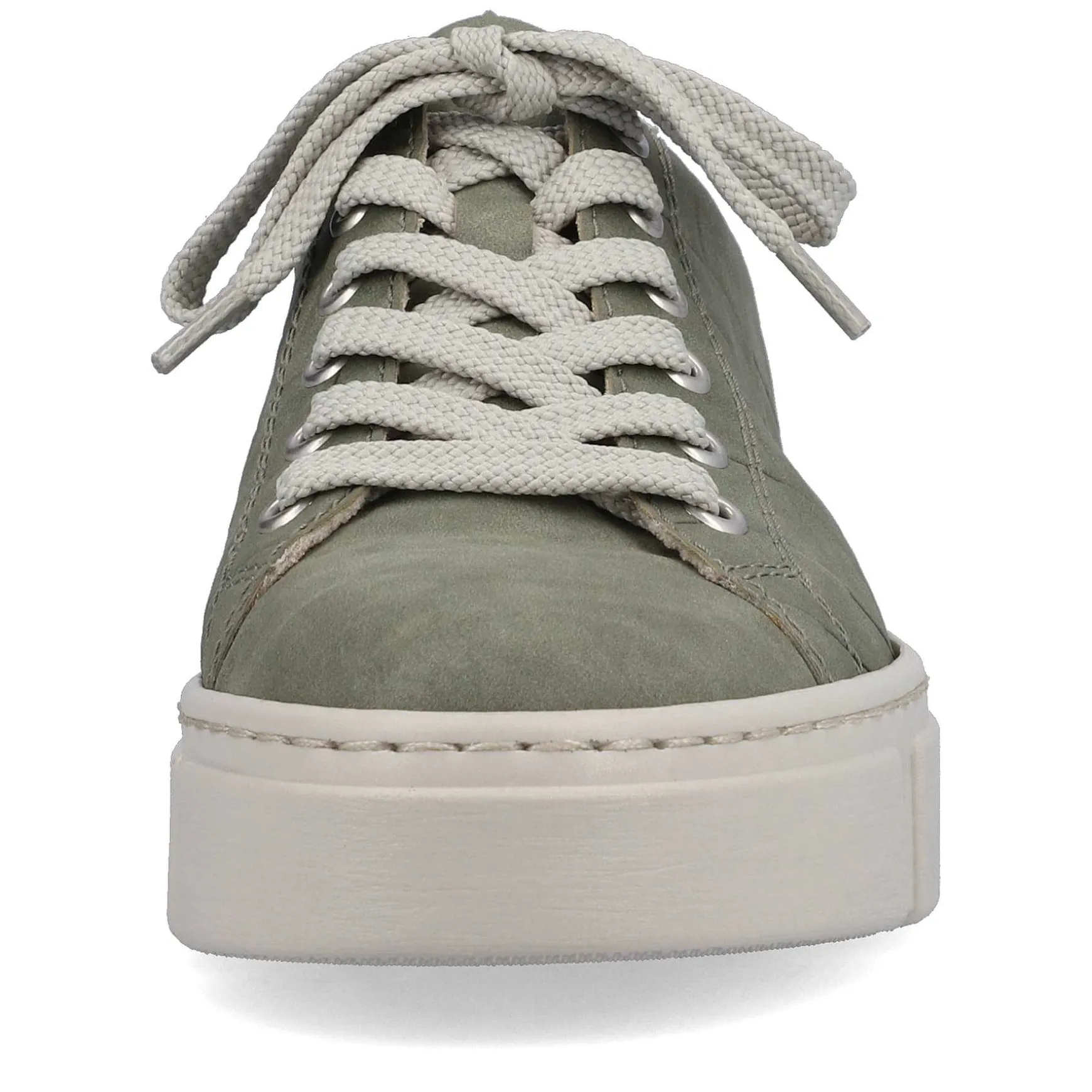 Rieker Women'S Sneaker Low Olive Green-Sand Beige