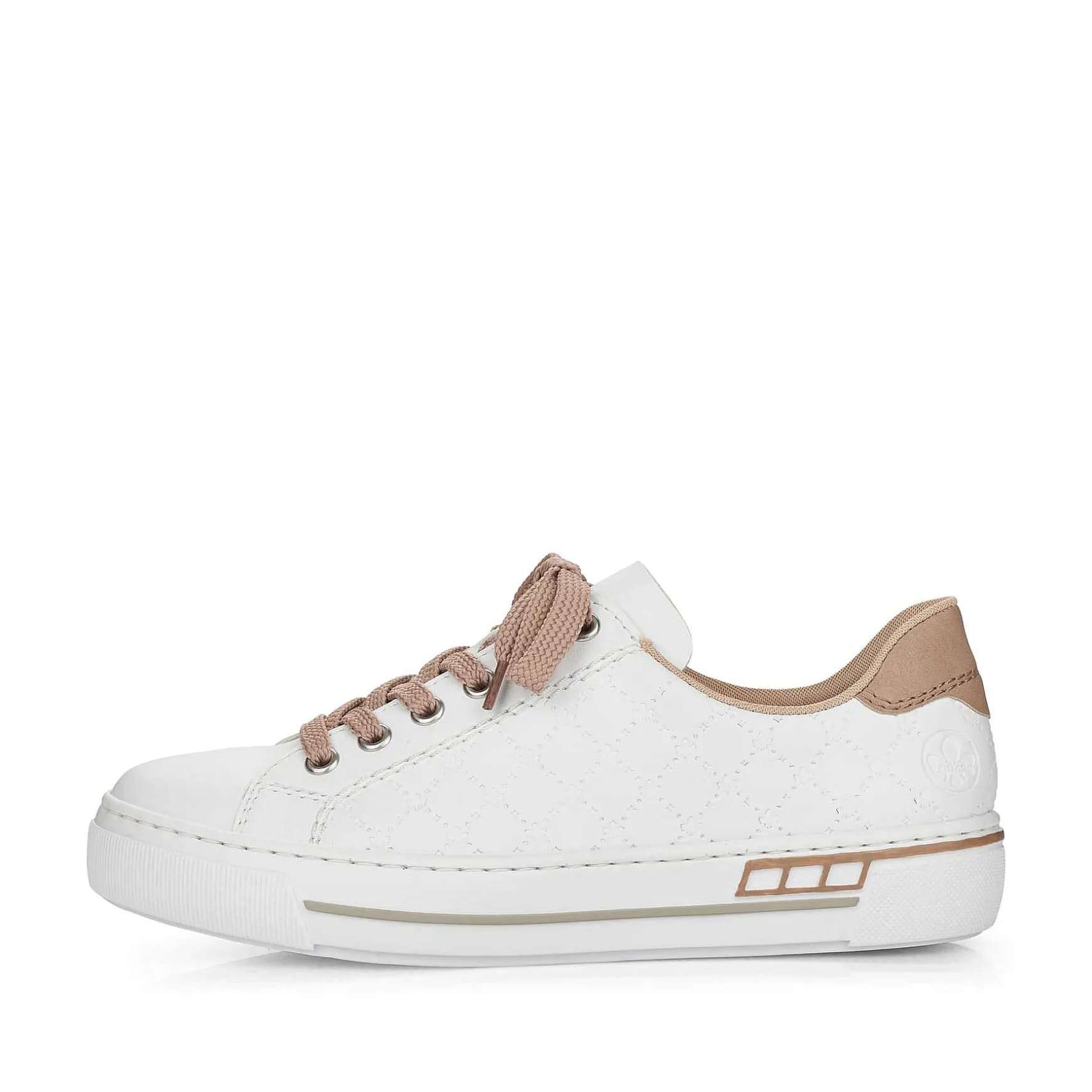 Rieker Women'S Sneaker Low Pearl White