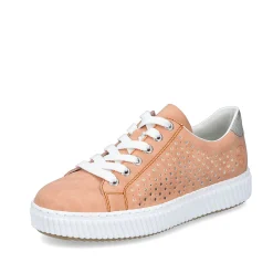 Rieker Women'S Sneaker Low Pastel Orange