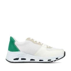 Rieker Women'S Sneaker Low Pearl White-Sand Beige