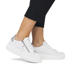 Rieker Women'S Sneaker Low Clear White