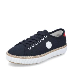 Rieker Women'S Sneaker Low Steel Blue