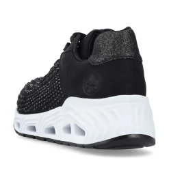 Rieker Women'S Sneaker Low Deep Black