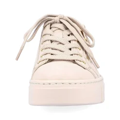 Rieker Women'S Sneaker Low Cream Beige