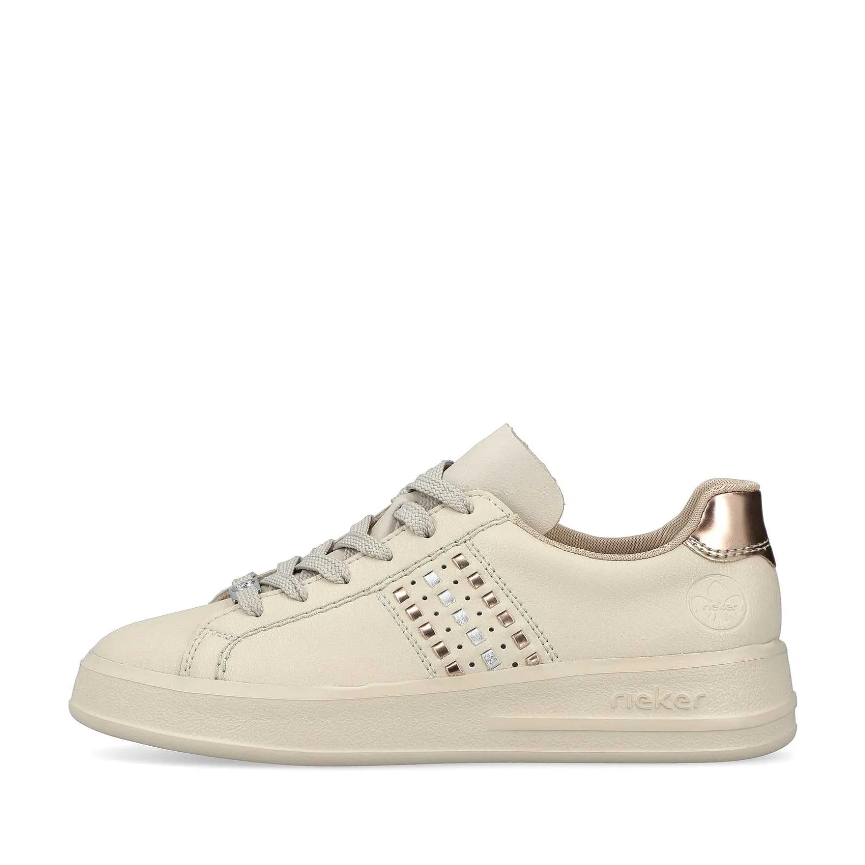 Rieker Women'S Sneaker Low Light Beige