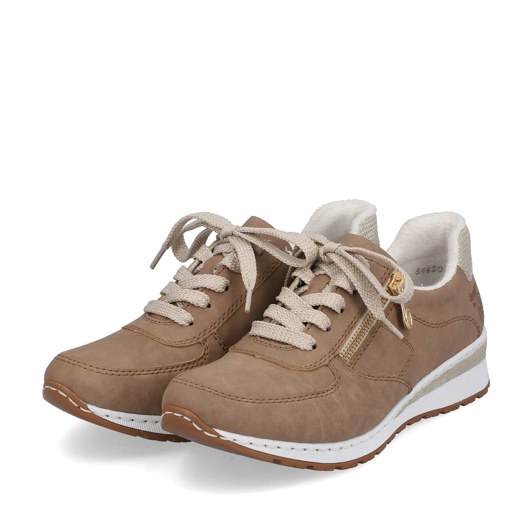Rieker Women'S Sneaker Low Nut Brown