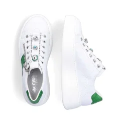 Rieker Women'S Sneaker Low Ice White