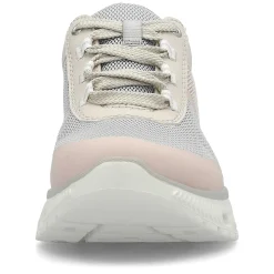 Rieker Women'S Sneaker Low Light Beige-Pastel Blue-Pink