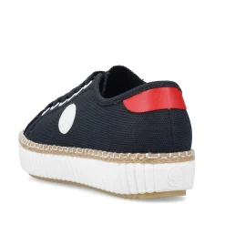Rieker Women'S Sneaker Low Steel Blue