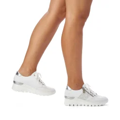 Rieker Women'S Sneaker Low Pure White