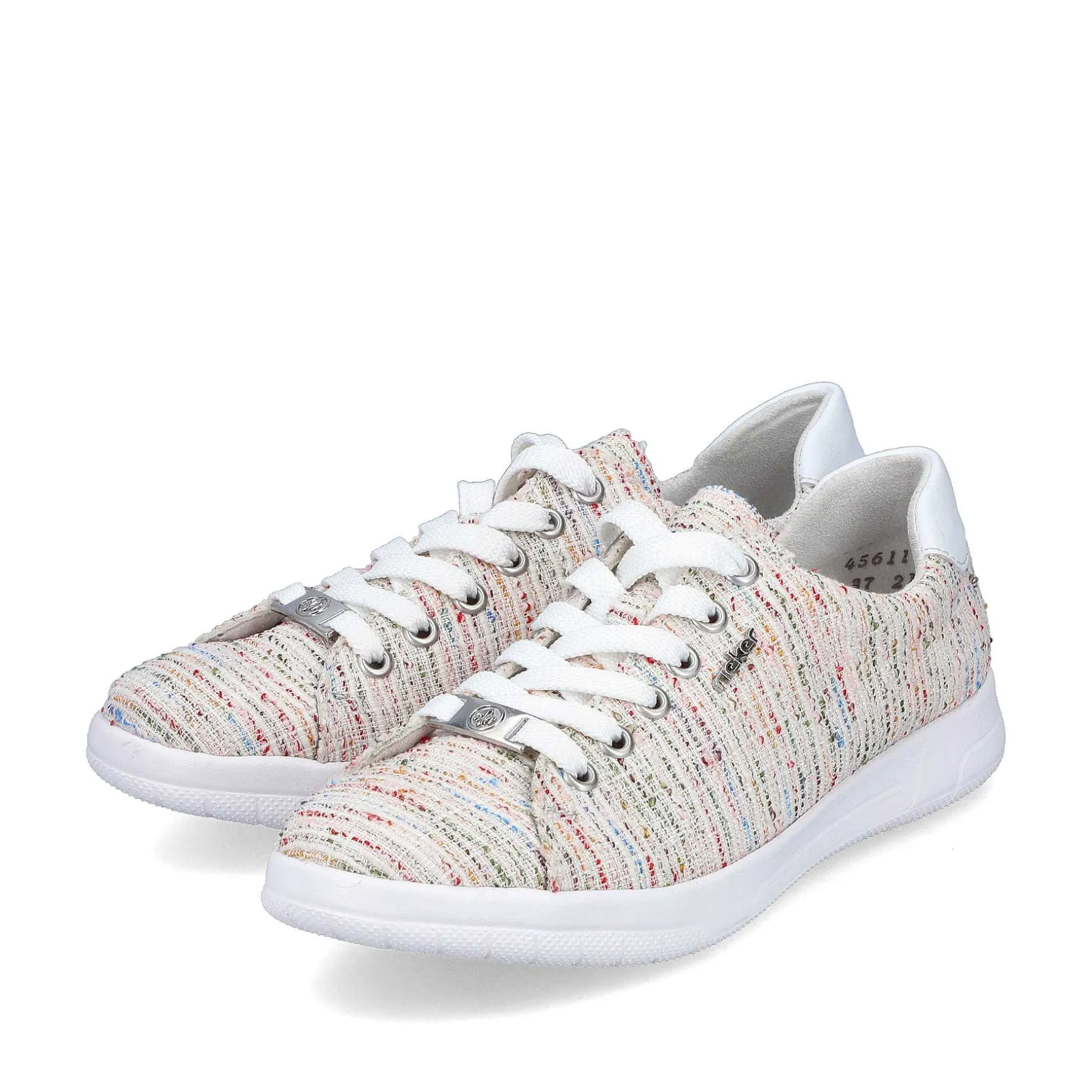 Rieker Women'S Sneaker Low Multi-Pure White
