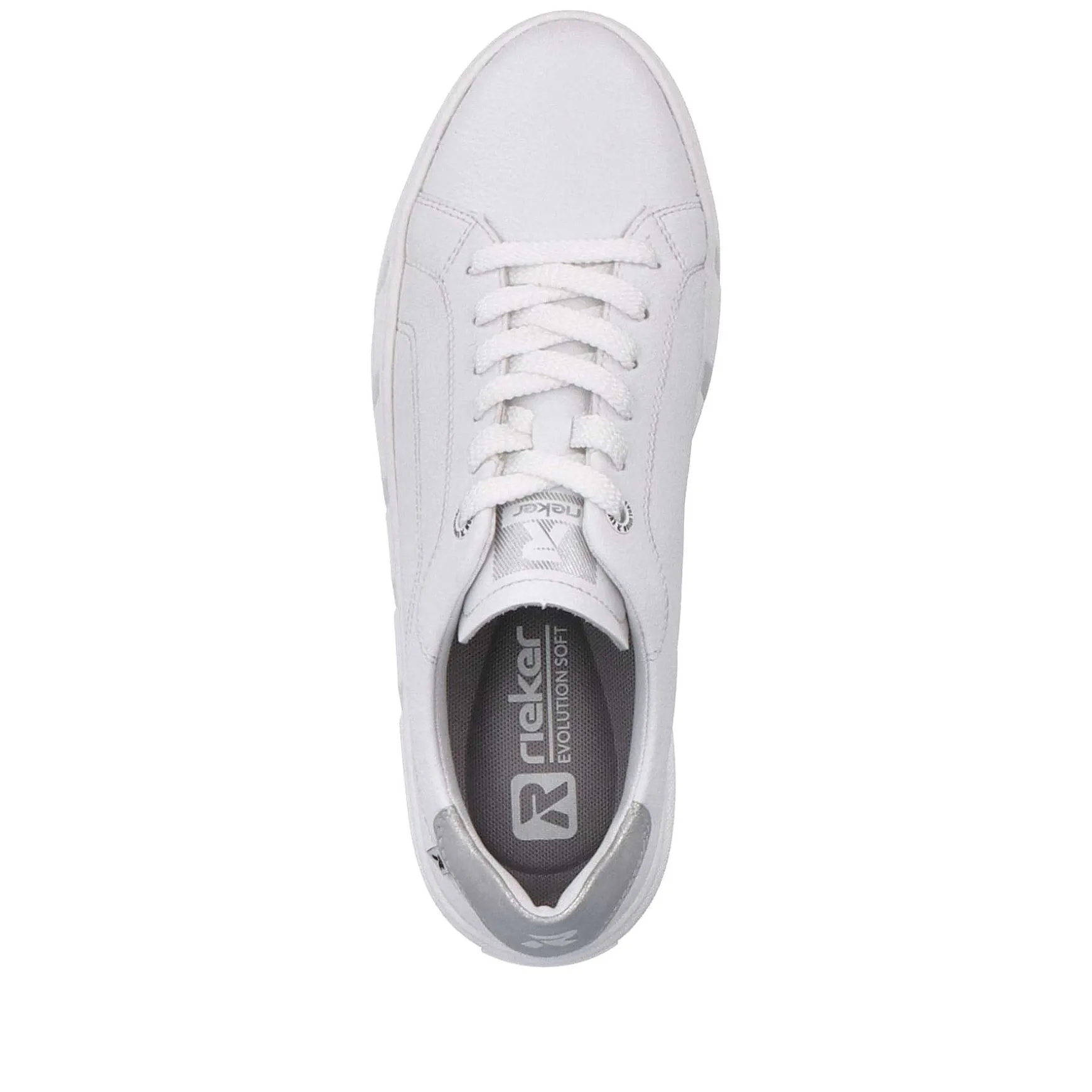 Rieker Women'S Sneaker Low Crystal White