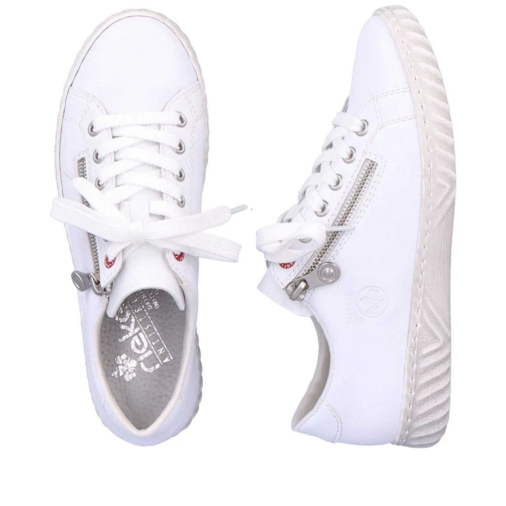 Rieker Women'S Sneaker Low Pure White