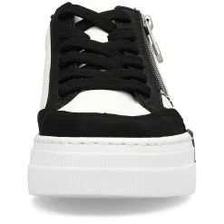 Rieker Women'S Sneaker Low Crystal White-Deep Black