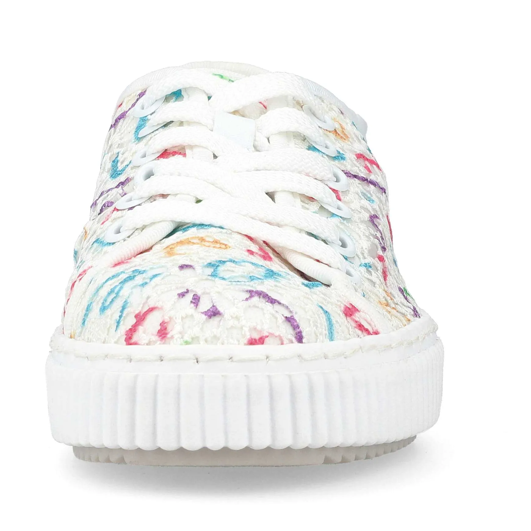 Rieker Women'S Sneaker Low Multi-Snow White