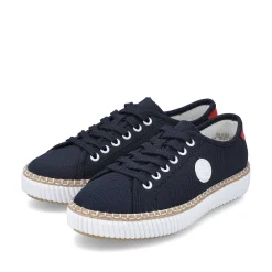 Rieker Women'S Sneaker Low Steel Blue