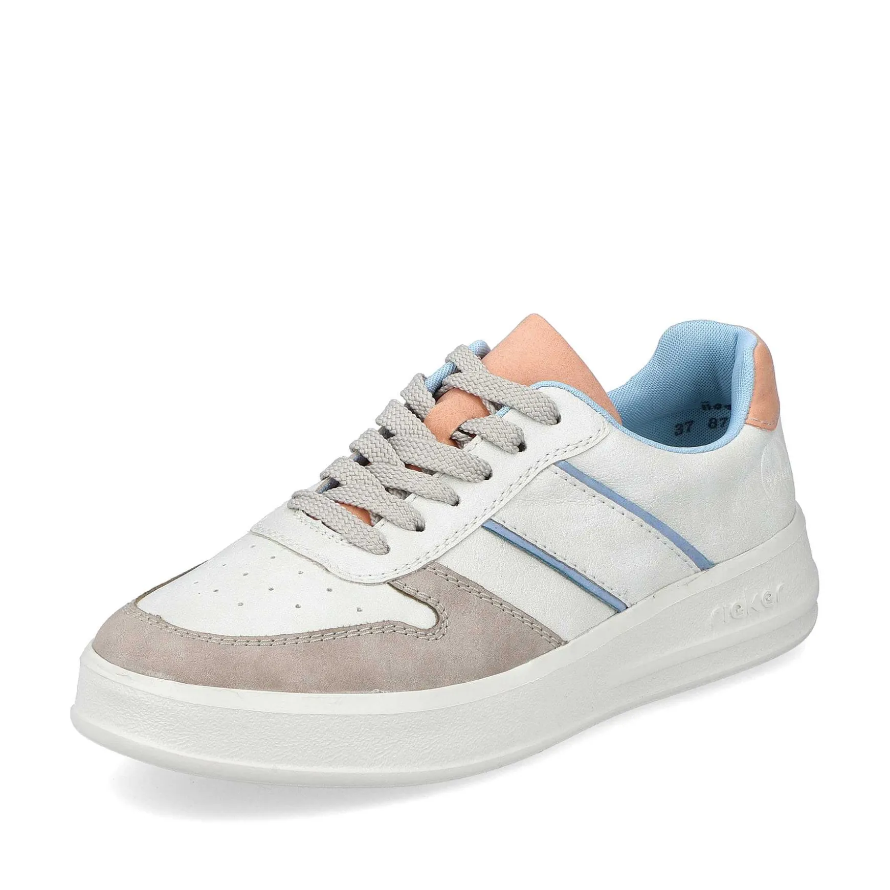 Rieker Women'S Sneaker Low Swan White