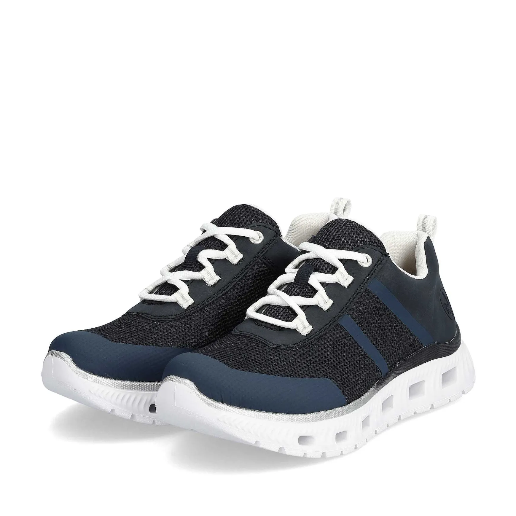 Rieker Women'S Sneaker Low Steel Blue