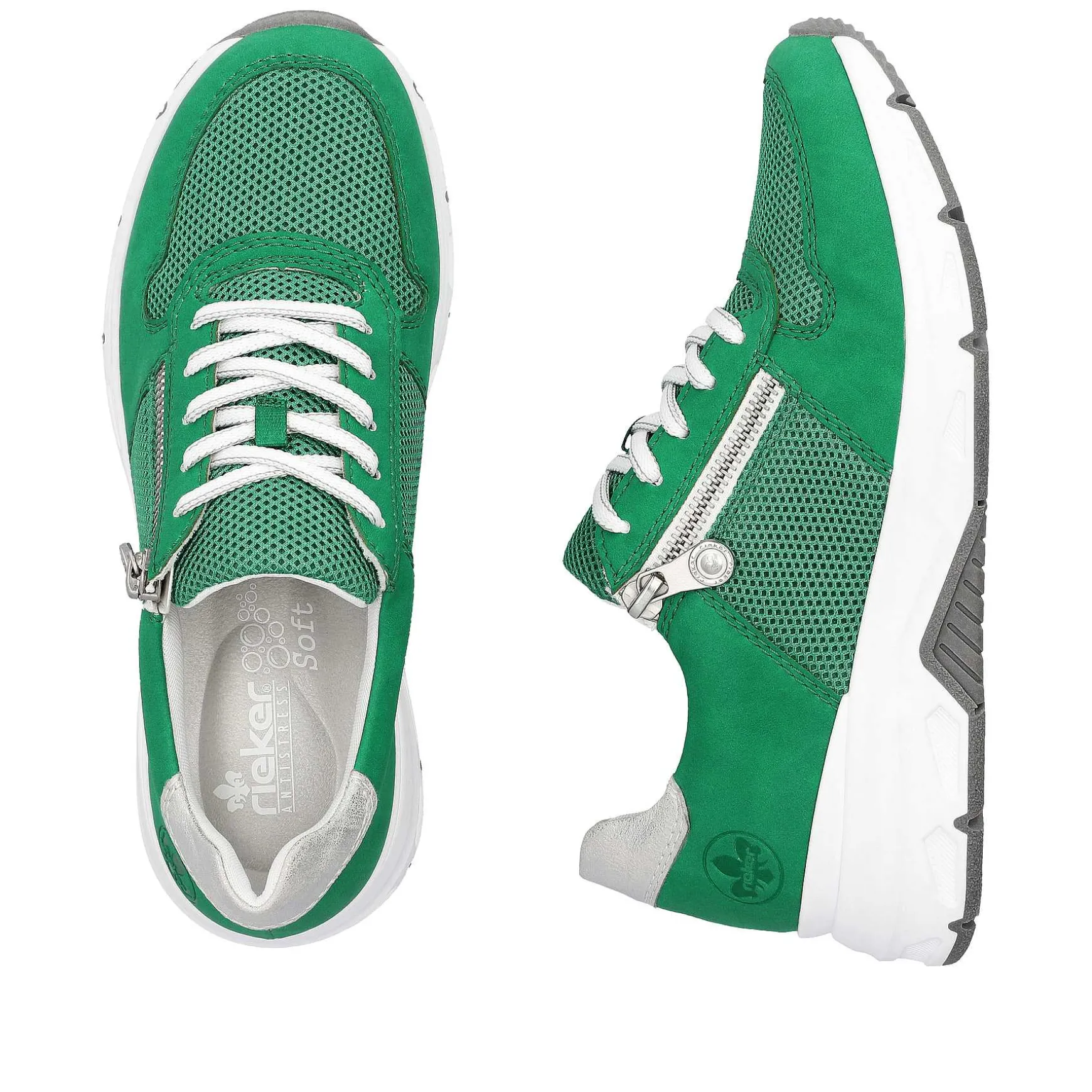 Rieker Women'S Sneaker Low Grass Green