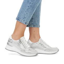 Rieker Women'S Sneaker Low Light Beige