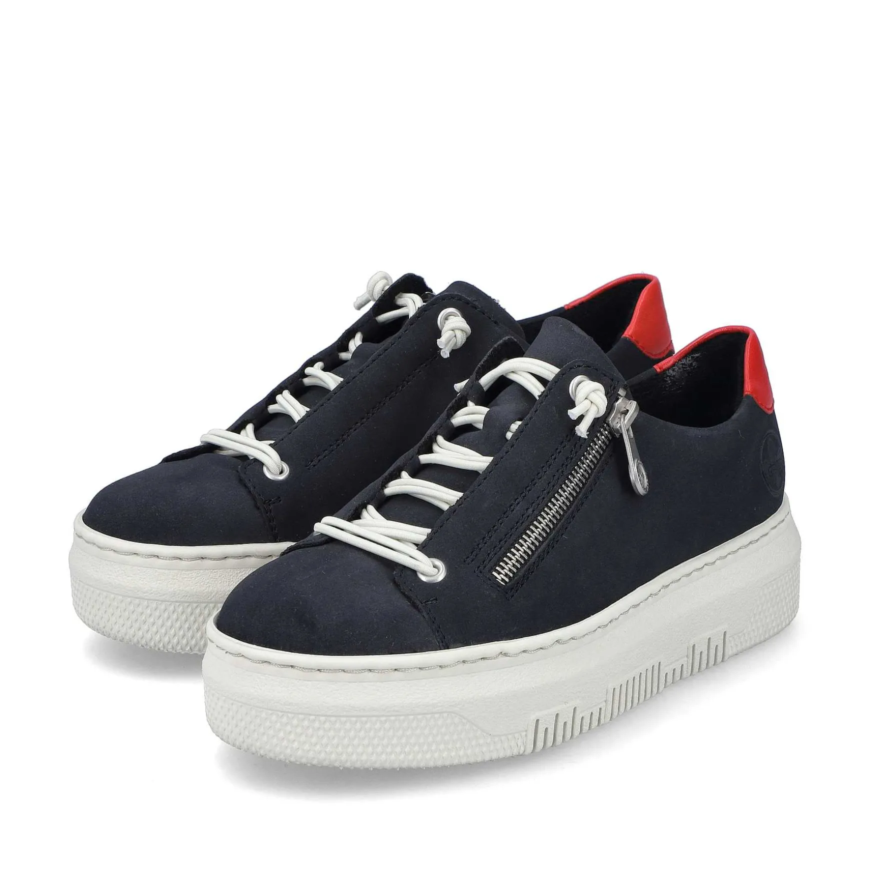 Rieker Women'S Sneaker Low Steel Blue