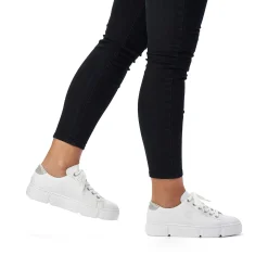Rieker Women'S Sneaker Low Pure White