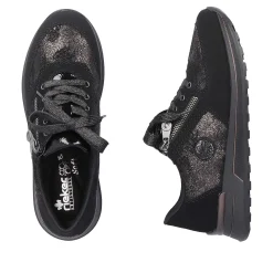 Rieker Women'S Sneaker Low Night Black
