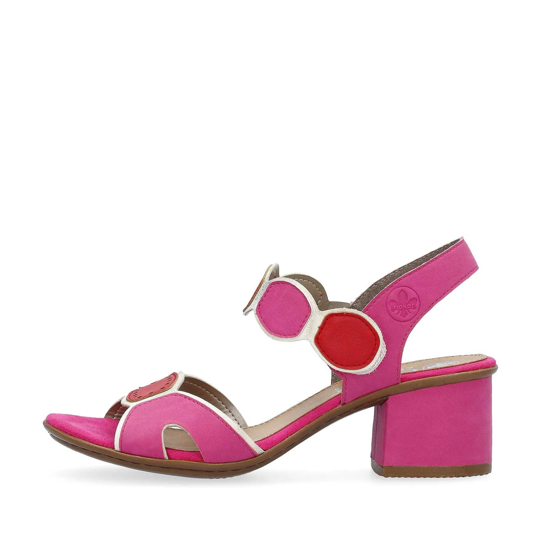 Rieker Women'S Strappy Sandals Pink