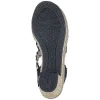 Rieker Women'S Strappy Sandals Jet Black