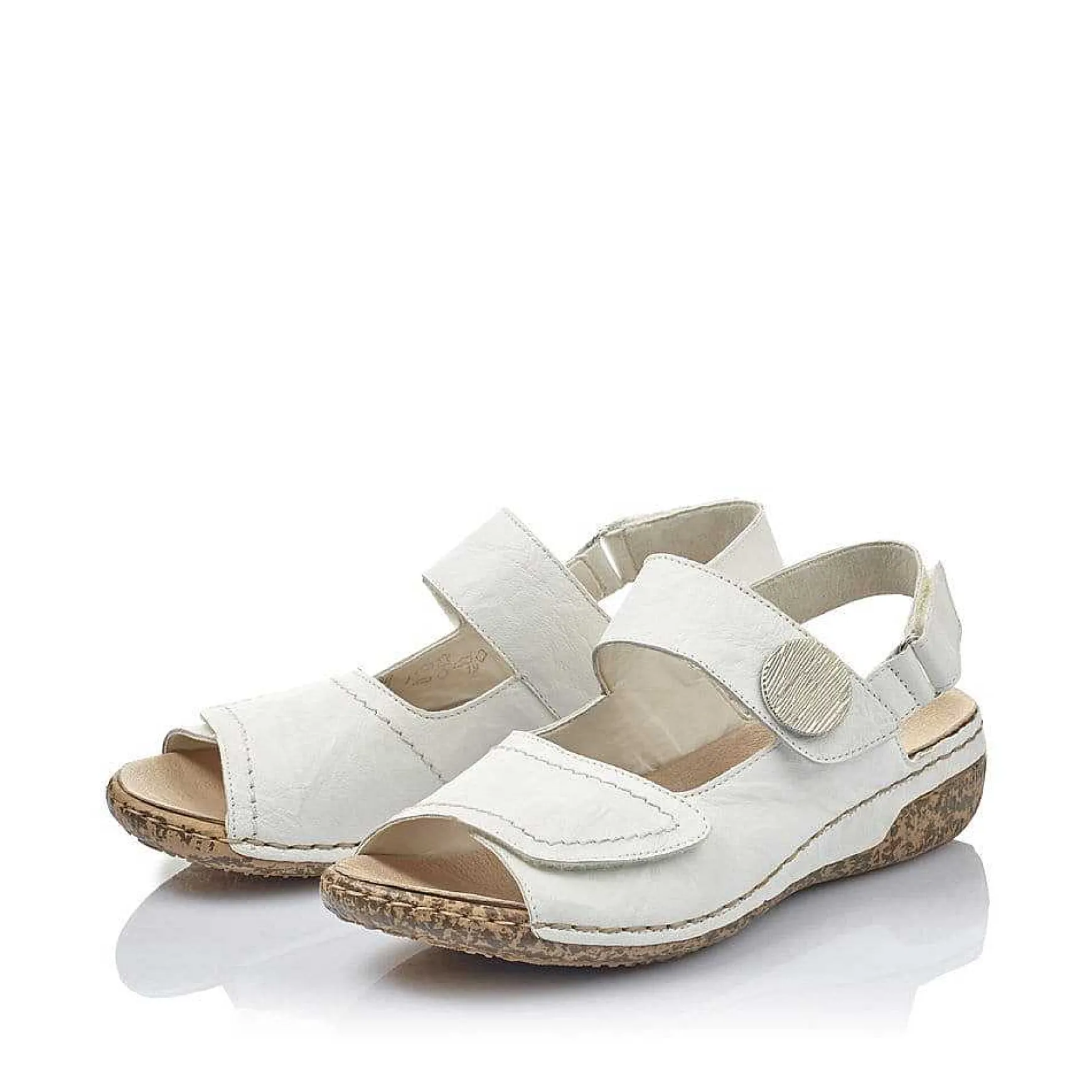 Rieker Women'S Strappy Sandals Pure White