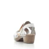 Rieker Women'S Strappy Sandals Pearl White