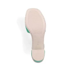 Rieker Women'S Strappy Sandals Leaf Green