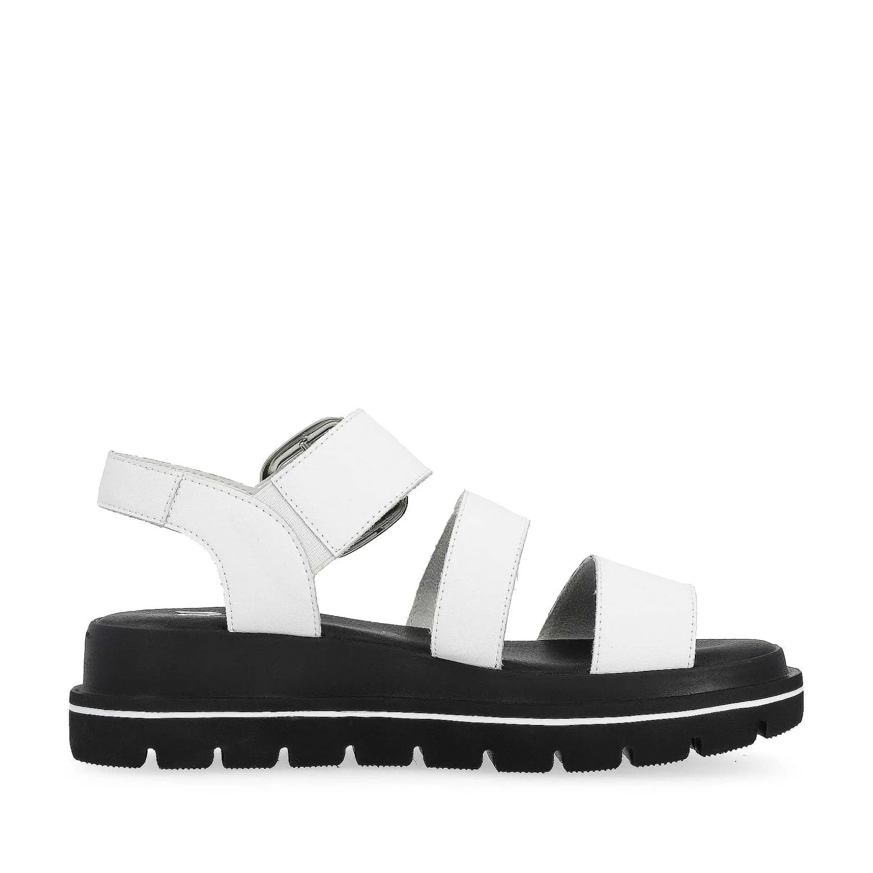 Rieker Women'S Strappy Sandals Pearl White